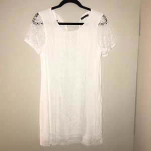 White lace dress